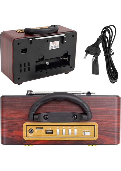 Magıcvoıce MV-114BT Usb/sd/fm/bluetooth Destekli Tek Hop Lu Nostaljik Radyo (4764)