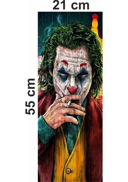Joker Seri 1 Araç Kapı Direk Kaplama Folyo Sticker 2'li (Sağ&sol)