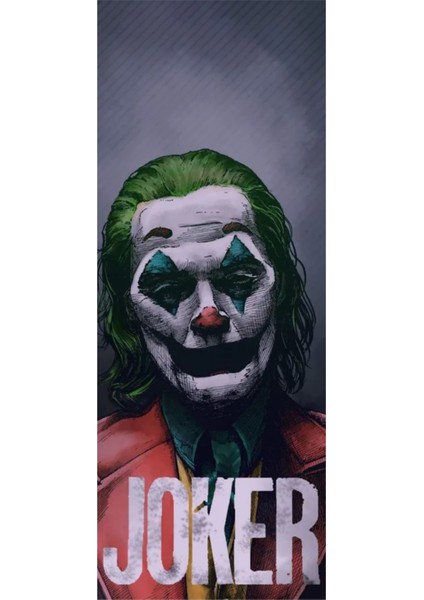 Joker Seri 2 Baskılı Araç Kapı Direk Kaplama Folyo Sticker 2'li (Sağ&sol)