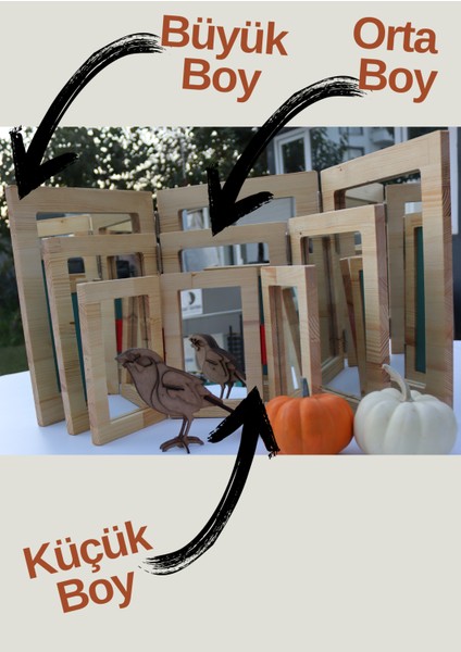 Reggio Emilia Yaklaşımı: Üçlü Ayna Seti -Küçük Boy (14.9 cm x 22.4 cm ) fırsatları