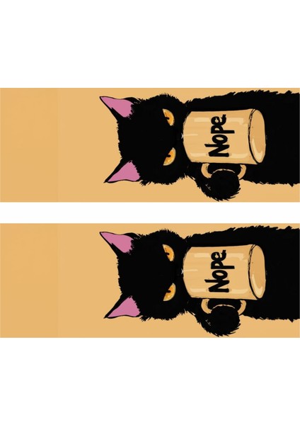 Siyah Kedi Baskılı Araç Kapı Direk Kaplama Folyo Sticker 2'li (Sağ&sol) fiyatları