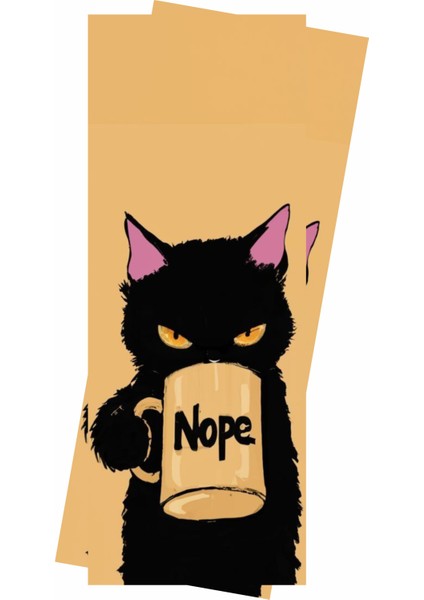 Siyah Kedi Baskılı Araç Kapı Direk Kaplama Folyo Sticker 2'li (Sağ&sol) fırsatları