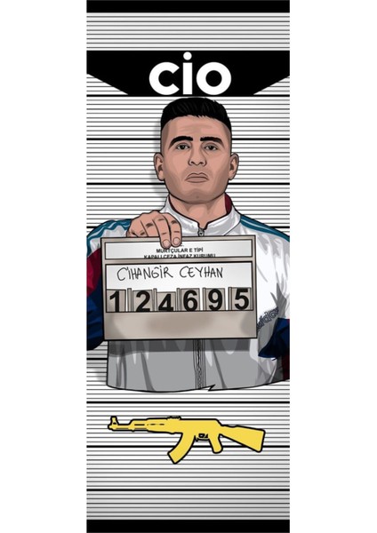 Sıfır Bir Cio Baskılı Araç Kapı Direk Kaplama Folyo Sticker 2'li (Sağ&sol) fırsatları