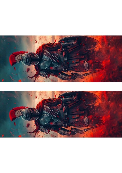 Spartacus Baskılı Araç Kapı Direk Kaplama Folyo Sticker 2'li (Sağ&sol) fiyatları