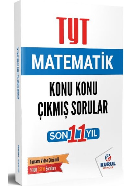 TYT Matematik Son 11 Yıl Konu Konu Çıkmış Sorular ve Video Çözümleri