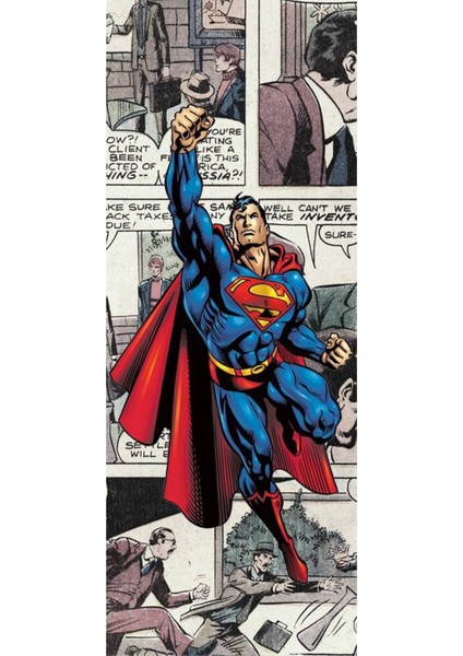 Süperman Baskılı Araç Kapı Direk Kaplama Folyo Sticker 2'li (Sağ&sol) indirimleri