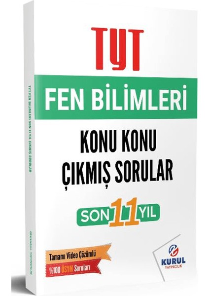 TYT Fen Bilimleri Son 11 Yıl Konu Konu Çıkmış Sorular ve Video Çözümleri
