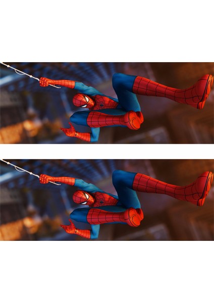 Örümcek Adam Baskılı Araç Kapı Direk Kaplama Folyo Sticker 2'li (Sağ&sol) fiyatları