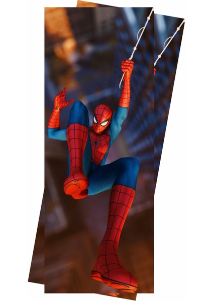 Örümcek Adam Baskılı Araç Kapı Direk Kaplama Folyo Sticker 2'li (Sağ&sol) fırsatları