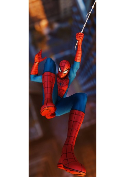 Örümcek Adam Baskılı Araç Kapı Direk Kaplama Folyo Sticker 2'li (Sağ&sol) indirimleri