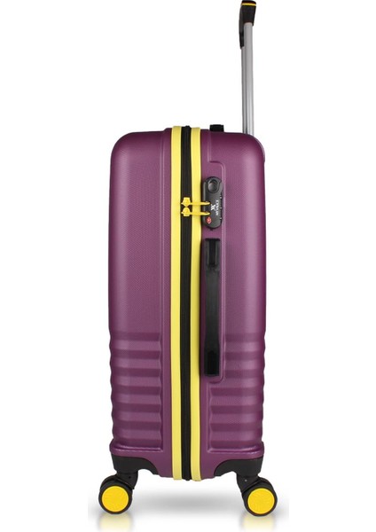 Puzzle Abs Makyaj ve Orta Boy Mürdüm 2'li Valiz Seti modelleri