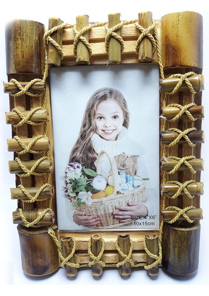 Kişiye Özel Ahşap Bambu Çerçeve