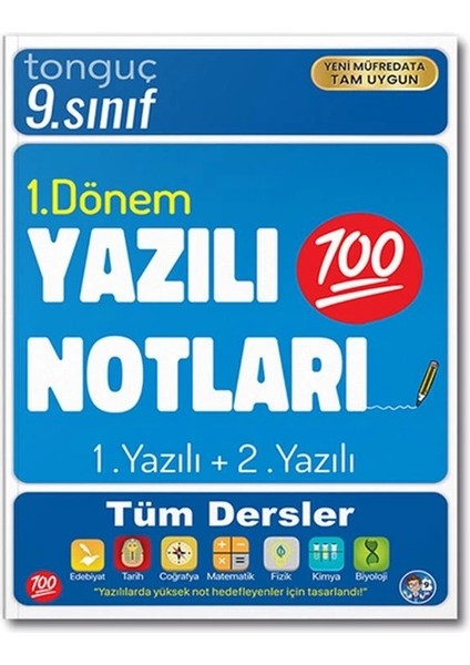 Tonguç 9. Sınıf 1.dönem Yazılı Notları 1. ve 2. Yazılı