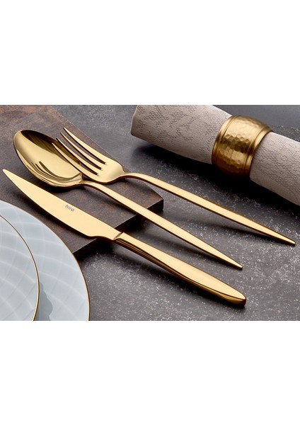 İstanbul Gold Titanyum 24 parça Emotion Kaşık Çatal Bıçak Takımı modelleri