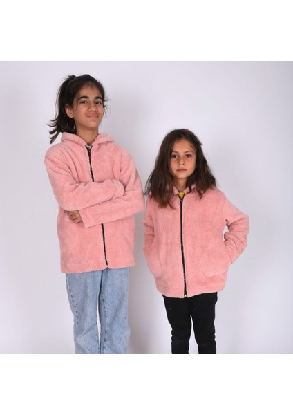 Welsoft Peluş Unisex Çocuk Ceketi