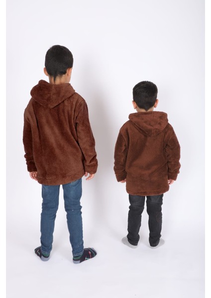 Welsoft Peluş Unisex Çocuk Ceketi