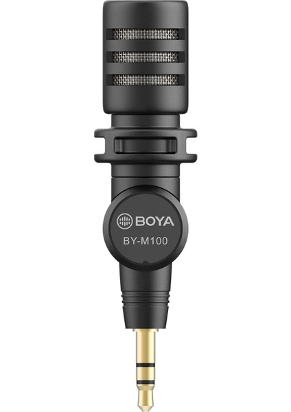 BY-M100 Kompakt 3.5mm Kamera Mikrofonu
