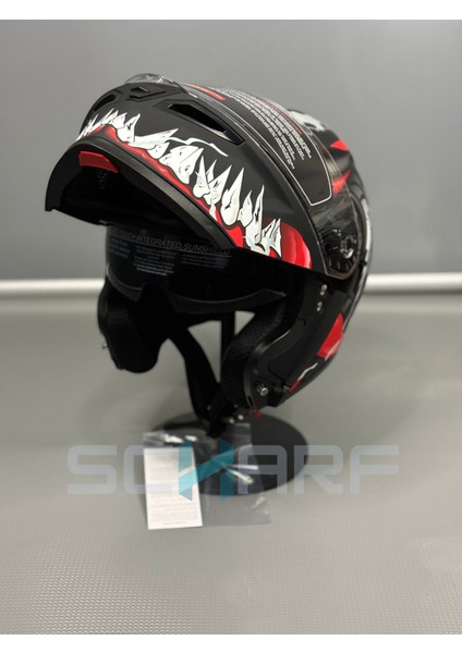 WS-202 Güneş Vizörlü Çene Açılır Kask