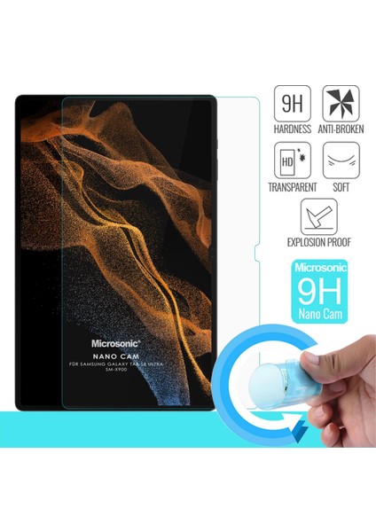 Samsung Galaxy Tab S10 Ultra X920 Nano Glass Cam Ekran Koruyucu fiyatları