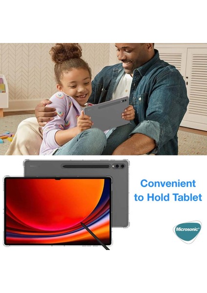 Samsung Galaxy Tab S10 Plus X820 Kılıf Shock Absorbing Şeffaf fırsatları