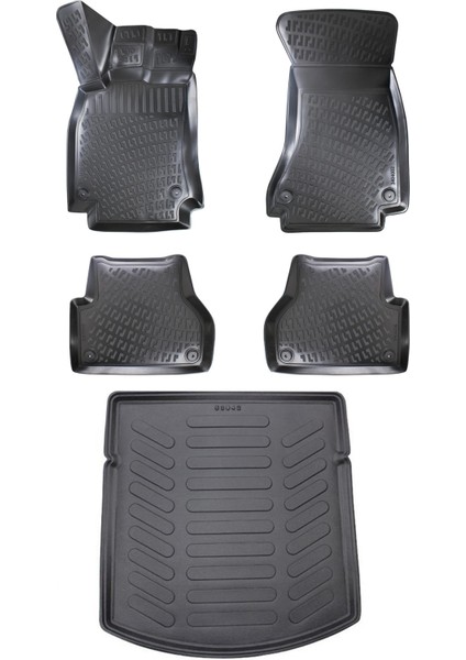 Audi A4 Bagaj Havuzu Ve Paspas Siyah 2008-2014