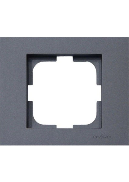 6 Adet Ovivo Grano Füme Tekli Çerçeve