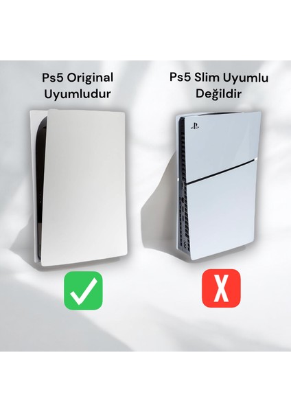 Ps5 Için Duvar Standı ve Masa Altı Montaj Standı Yerden Tasarruf Rahat Hava Akışı fiyatları