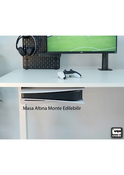 Ps5 Için Duvar Standı ve Masa Altı Montaj Standı Yerden Tasarruf Rahat Hava Akışı