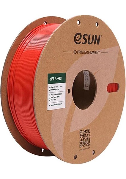 Esun Pla-Hs Filament Kırmızı