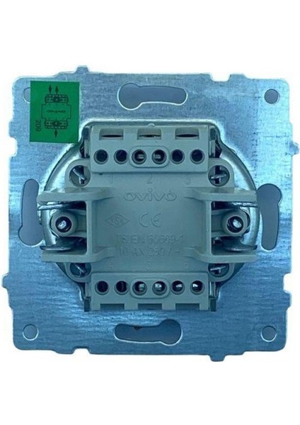 4 Adet Ovivo Grano Füme Vavien Anahtar Çerçevesizdir fiyatları