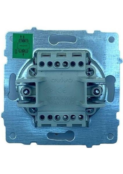 10 Adet Ovivo Grano Füme Vavien Anahtar Çerçevesizdir fiyatları