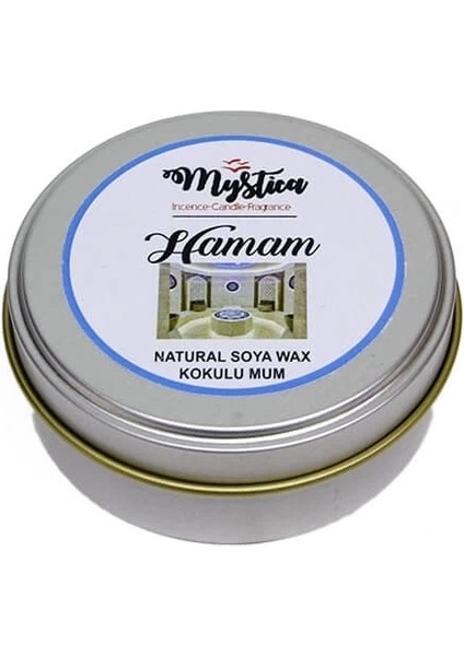 Soya Wax Mum Kokulu Tenekede Hammam