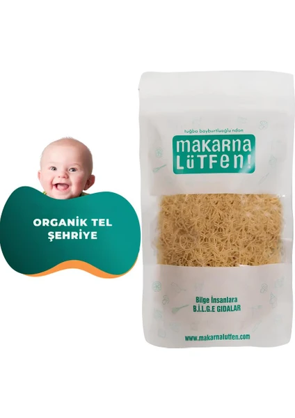 Makarna Lütfen Organik Tel Şehriye 250 gr