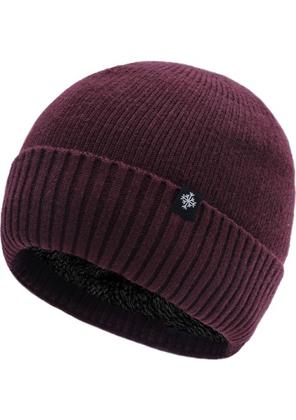 Unisex Bere Sonbahar ve Kış Örgü Şapka (Yurt Dışından)