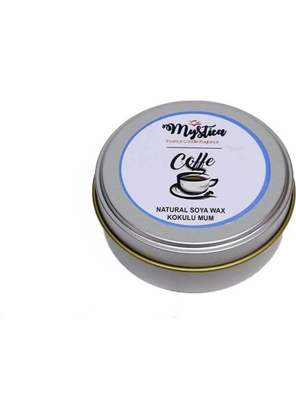 Soya Wax Mum Kokulu Tenekede Coffee