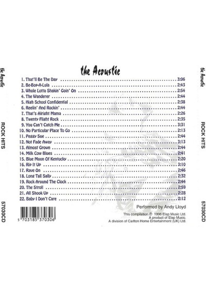 The Acoustic Rock Hits - Andy Lloyd – CD fiyatları