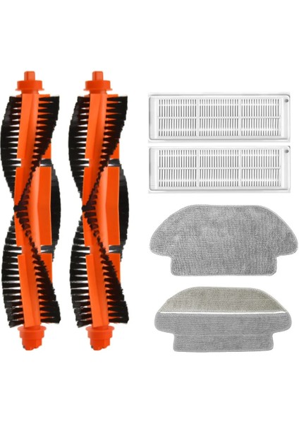 Xiaomi Mop Pro (STYTJ02YM) Robot Süpürge Uyumlu 6'lı Yedek Parça Seti