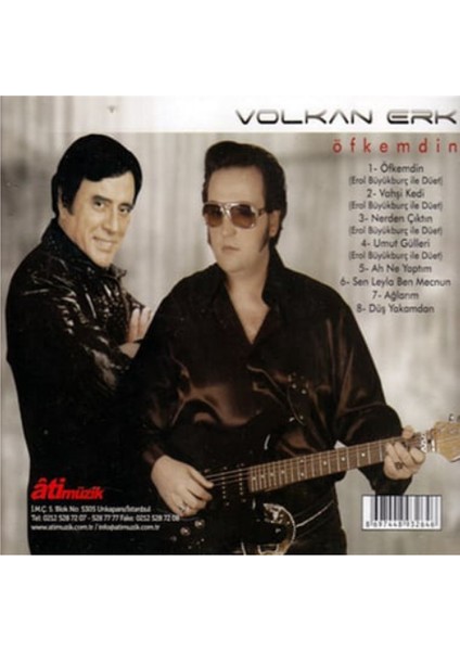 Erol Büyükburç -Volkan Erk – Öfkemdin - CD