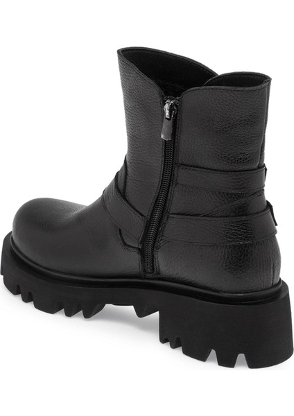 Siyah Deri Kadın Casual Bot - K24K1BT67752-A23 fiyatları