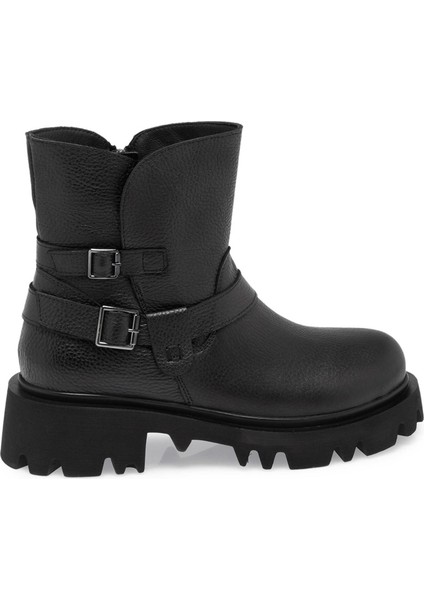 Siyah Deri Kadın Casual Bot - K24K1BT67752-A23 modelleri