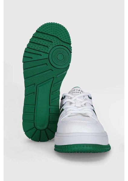 111230252 Edgar Casual Erkek Deri Sneaker Ayakkabı Yeşil