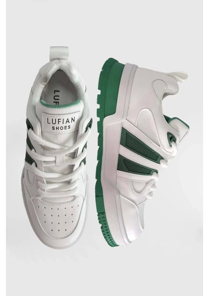 111230252 Edgar Casual Erkek Deri Sneaker Ayakkabı Yeşil
