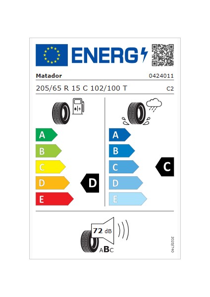 205/65R15C 102/100T MPS125 Variantaw 6pr Dört Mevsim Lastiği (Üretim Yılı : 2024)
