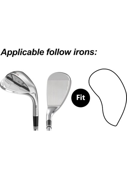 Golf Demir Kılıfları, Golf Demir Baş Kılıfları Numaralı Neopren Golf Demir Kılıfları Seti, Golf Sopa Baş Kılıfları, Beyaz (Yurt Dışından) modelleri