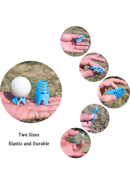 10 Adet Golf Mat Tees, Golf Simülatörü Tees, Sürüş Alanı Için Pratik Golf Tees, Golf Eğitimi Için Ev Golf Tees, Yeşil S (Yurt Dışından)