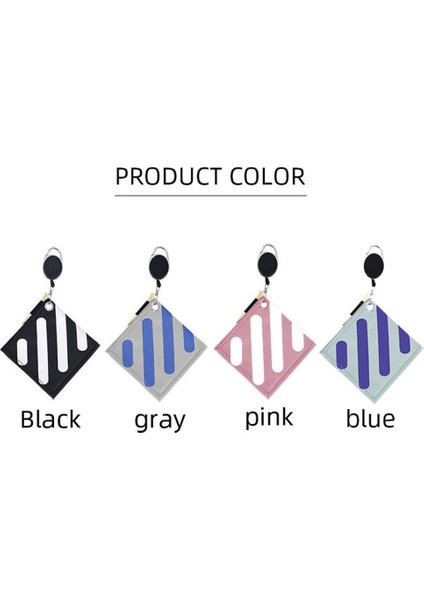 Golf Topu Temizleme Çantası Asılı Tokalı Taşınabilir Çift Taraflı Golf Sopası Silme Havlusu Golfçü Uygulaması Için, Gri (Yurt Dışından) fırsatları