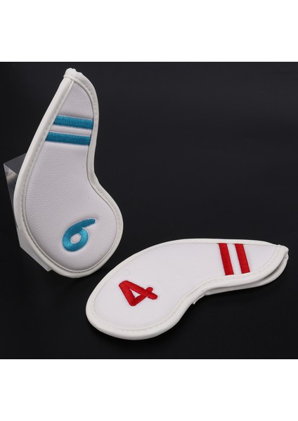 9 Adet Golf Demir Kapakları, Golf Demir Kafa Kapakları Numarası Neopren Golf Demir Kapak Seti, Golf Kulübü Kafa Kapakları, Beyaz (Yurt Dışından) indirimleri