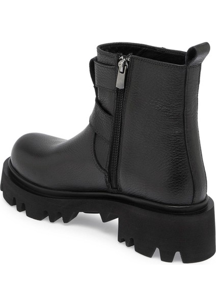 Siyah Deri Kadın Casual Bot - K24K1BT67751-A23 fiyatları