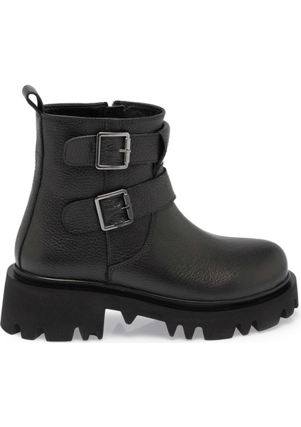 Siyah Deri Kadın Casual Bot - K24K1BT67751-A23 modelleri