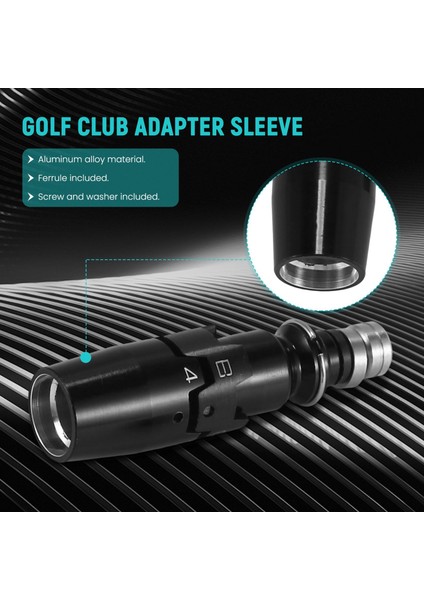 .370 Tip Golf Kulübü Adaptörü Golf Kolu Titleist 915H 915 913 Hibrit Için (Yurt Dışından)